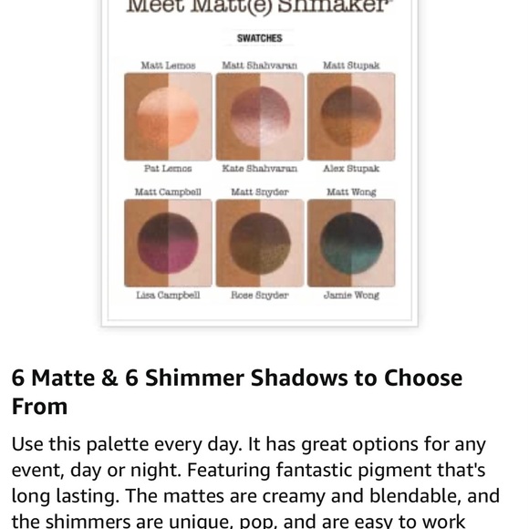 The Balm Meet Matt Shmaker Eyeshadow Palette - Picture 3 of 3